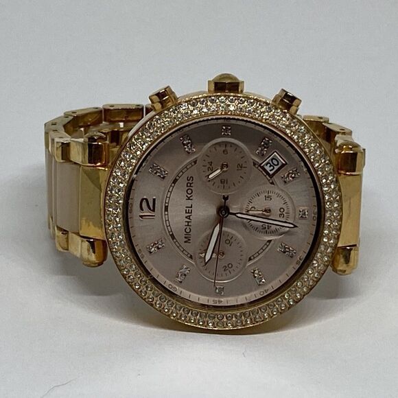 Michael Kors Parker MK-5896 Women Stainless Steel Analog Dial Quartz Watch VK428 - Picture 7 of 12